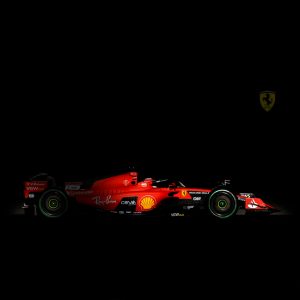Packshot Formule1 Ferrari 2023 échelle 1/18è.