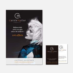 Communication print : Flyer et carte de visite (projet de création globale)