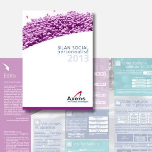 Communication print : plaquette BSI format A4 - 3 volets