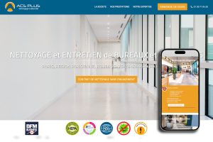 Site internet de la société de nettoyage ACS-Plus - https://acs-plus.com