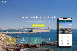 Site internet Gregloc, location de bateaux semi-rigides - https://gregloc.fr